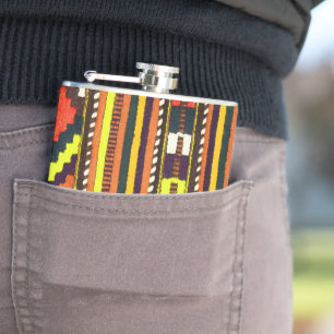 Petaca Diseño amarillo indio del nativo americano