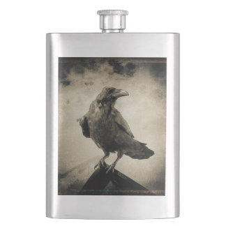 Petaca Diseño clásico de cartón blanco para Sepia Raven