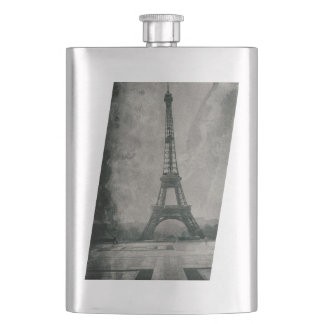Petaca Diseño clásico de la torre Eiffel con inclinación 