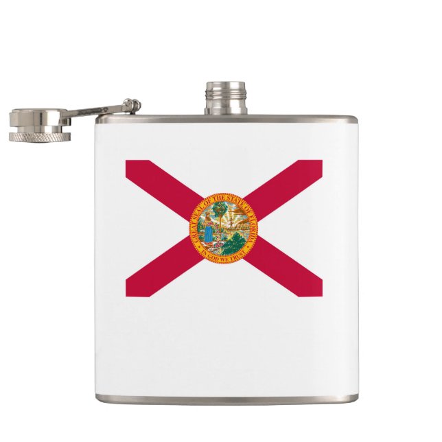 Petaca Diseño de bandera del estado de Florida (Abierto)