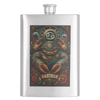 Petaca Diseño de Cáncer Tauro Masculino Celestial