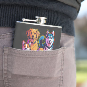 Petaca Diseño de cita divertida para amantes de perros qu