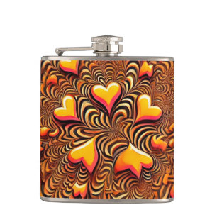 Petaca Diseño de corazón