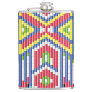 Petaca Diseño de cuentas Navajo