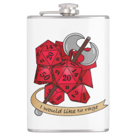 Petaca Diseño de dados bárbaros