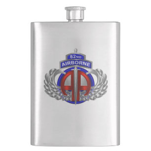 Petaca Diseño de daga de la 82ª División Aerotransportada