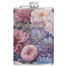 Petaca Diseño de flores silvestres sucias