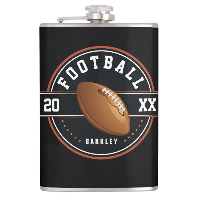 Petaca Diseño de fútbol personalizado (Anverso)