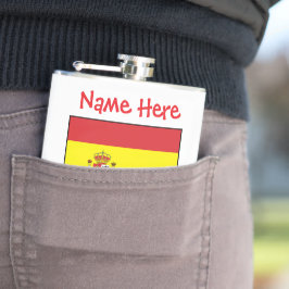 Petaca Diseño de herencia de la bandera personalizada de 