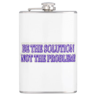 Petaca Diseño de ilustraciones "BE THE SOLUTION" Buy Now