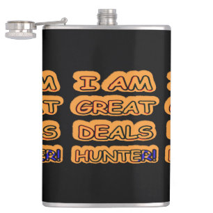 Petaca Diseño de ilustraciones "Great Deals Hunter" Compr