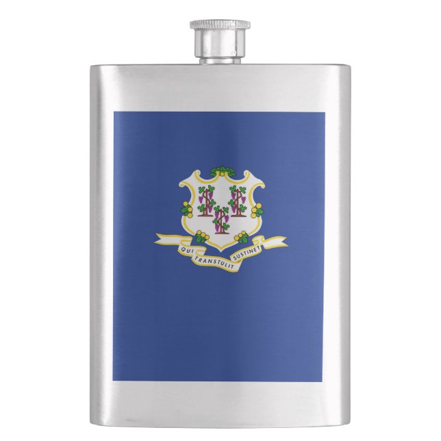 Petaca Diseño de la bandera de estado de conexión (Anverso)