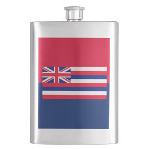 Petaca Diseño de la bandera del estado de Hawái