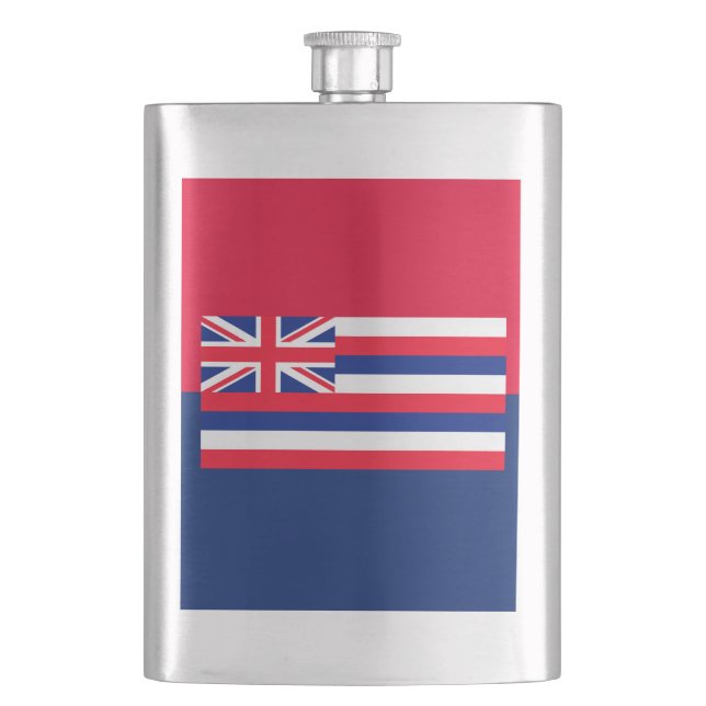Petaca Diseño de la bandera del estado de Hawái (Anverso)