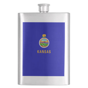 Petaca Diseño de la bandera del estado de Kansas