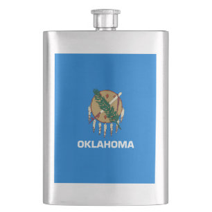Petaca Diseño de la bandera del estado de Oklahoma