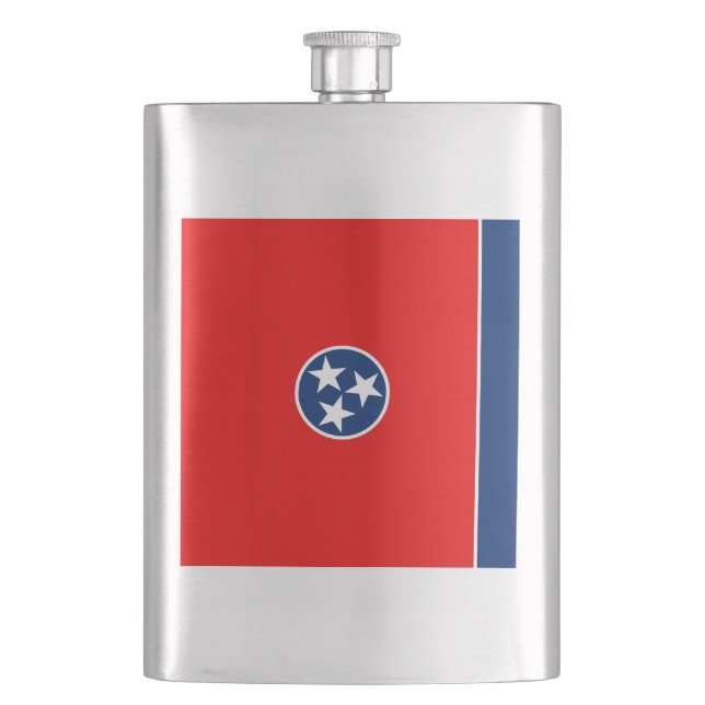 Petaca Diseño de la bandera del estado de Tennessee (Anverso)