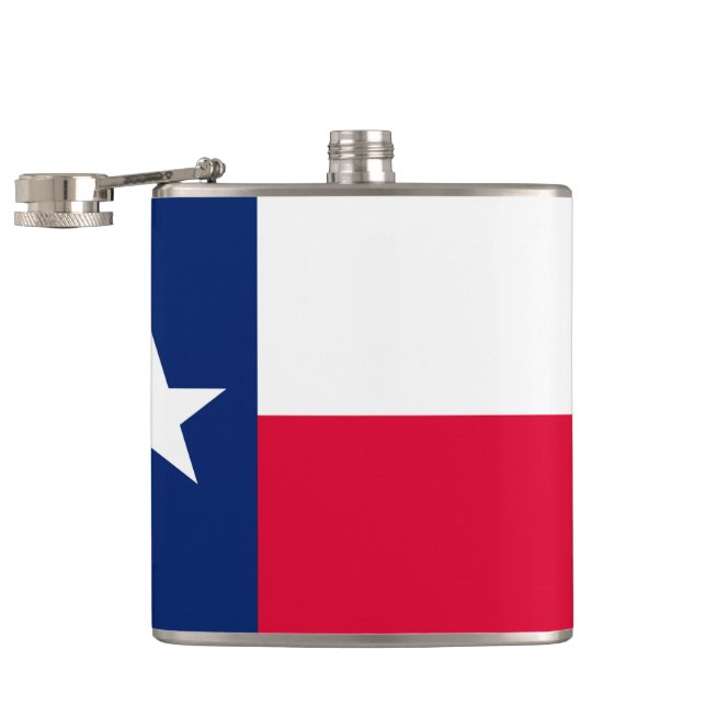 Petaca Diseño de la bandera del estado de Texas (Abierto)