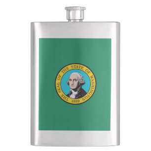 Petaca Diseño de la bandera del estado de Washington