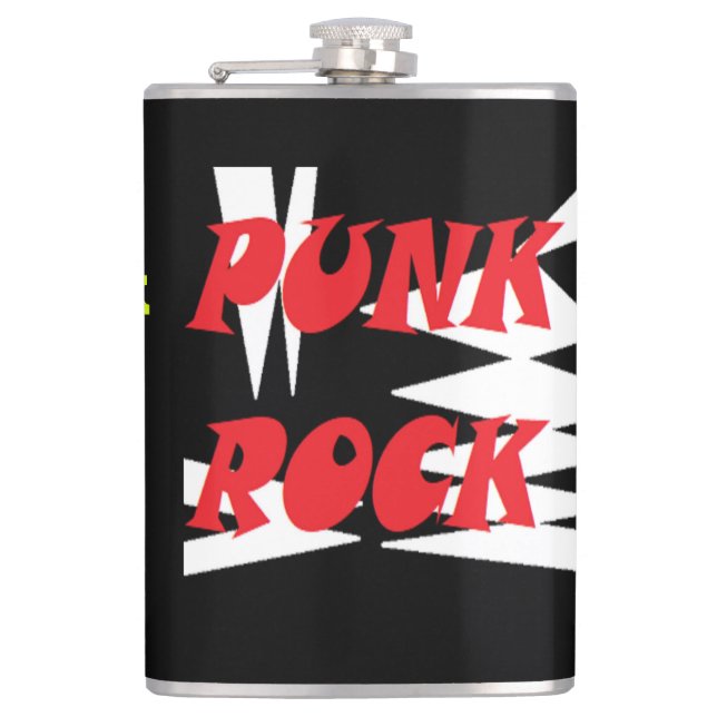 Petaca DISEÑO DE LA REGLA DE ROCKERS DE punk (Anverso)