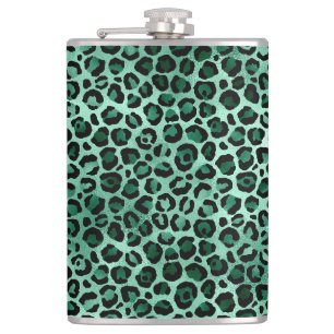 Petaca Diseño de la serie Safari de Esmeralda y Oro 9