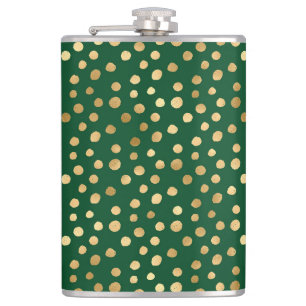 Petaca Diseño de la serie Safari Esmeralda y Oro 11