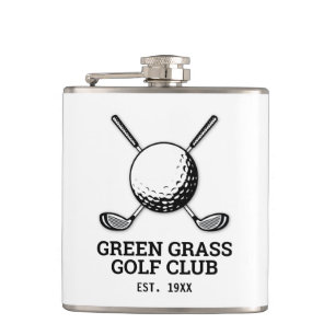 Petaca Diseño de logotipo de club de golf minimalista per