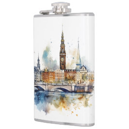 Petaca Diseño de monumentos famosos