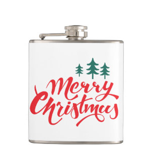 Petaca Diseño de navidades con árboles