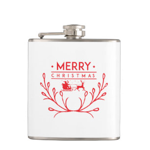 Petaca Diseño de navidades con renos