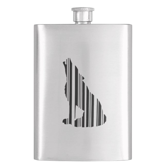 PETACA DISEÑO DE PATRÓN DE CÓDIGO DE BARRAS AULLIDO DE LO (Anverso)