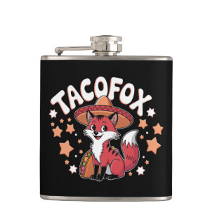 Petaca Diseño de personalizado de zorro taco para amantes