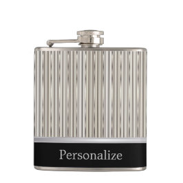 Petaca Diseño de plata multi con clase de la tira