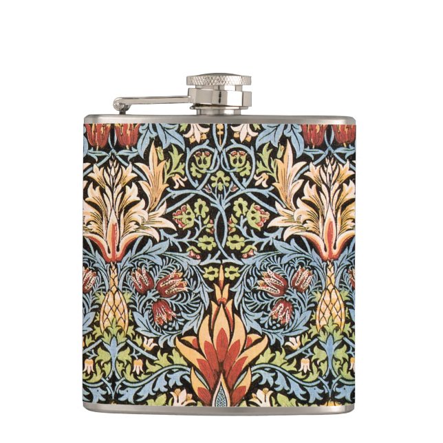 Petaca Diseño de William Morris Snakeshead (Anverso)