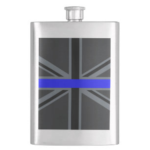 Petaca Diseño delgado de unión de la línea azul