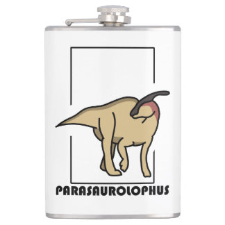 Petaca diseño dinosaurio Parasaurolophus
