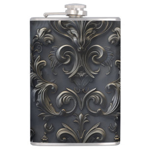 Petaca Diseño elegante de decoración gótica