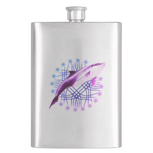 Petaca Diseño gráfico delfín