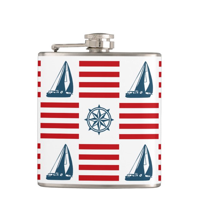 Petaca Diseño náutico (Anverso)