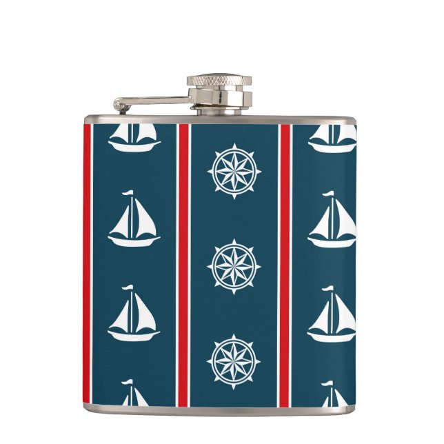 Petaca Diseño náutico (Anverso)