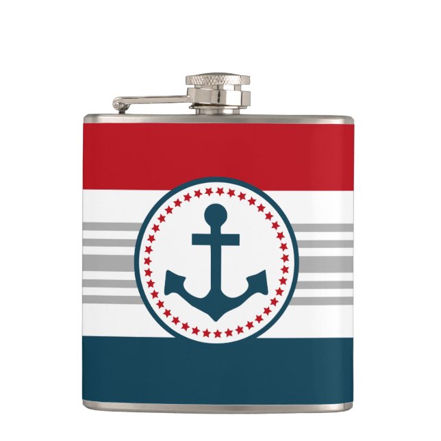 Petaca Diseño náutico (Anverso)