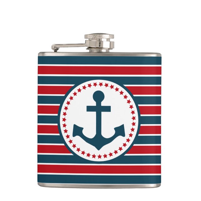 Petaca Diseño náutico (Anverso)