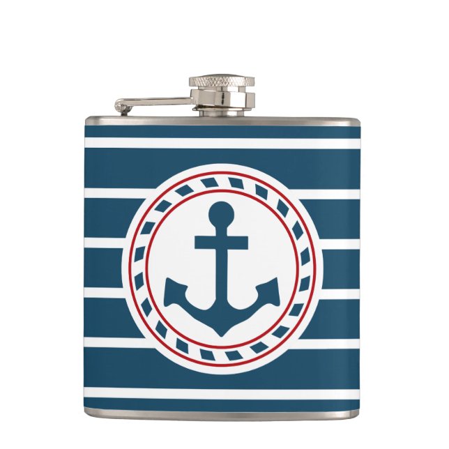 Petaca Diseño náutico (Anverso)