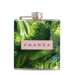 Petaca Diseño Personalizado de Brócoli Verde Fresco