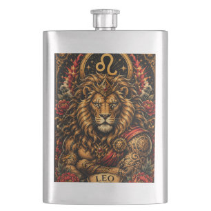 Petaca Diseño zodiacal Leo Masculino Celestial