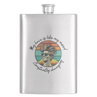 Petaca Disfrutando del cambio diario con cada sip (Metali