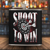 Disparo a Win Dart Flask de 6 oz.