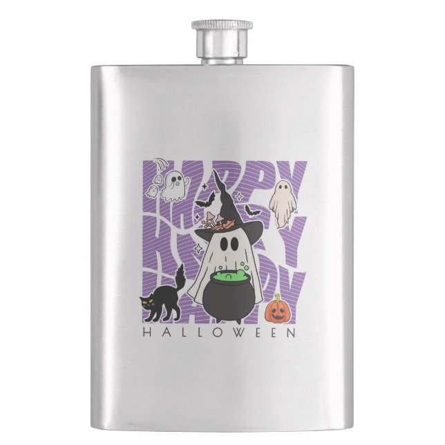 Petaca Diversión de Taveo | Feliz Halloween Magic & Misch (Anverso)