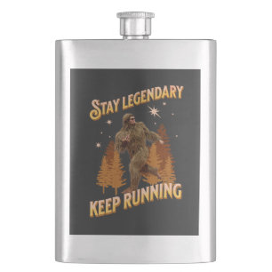 Petaca Divertida Motivación para Correr de Bigfoot
