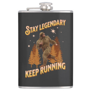 Petaca Divertida Motivación para Correr de Bigfoot